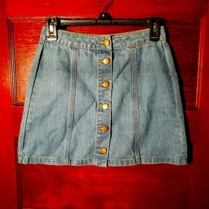 Forever 21 Denim Short Skirt Small